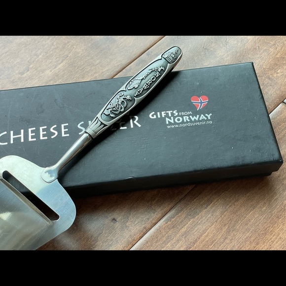 NWOT Norway Silver Cheese Slicer - Picture 3 of 5